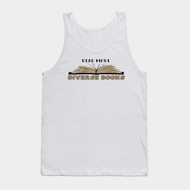 read more diverse books - book lovers Tank Top by bsn